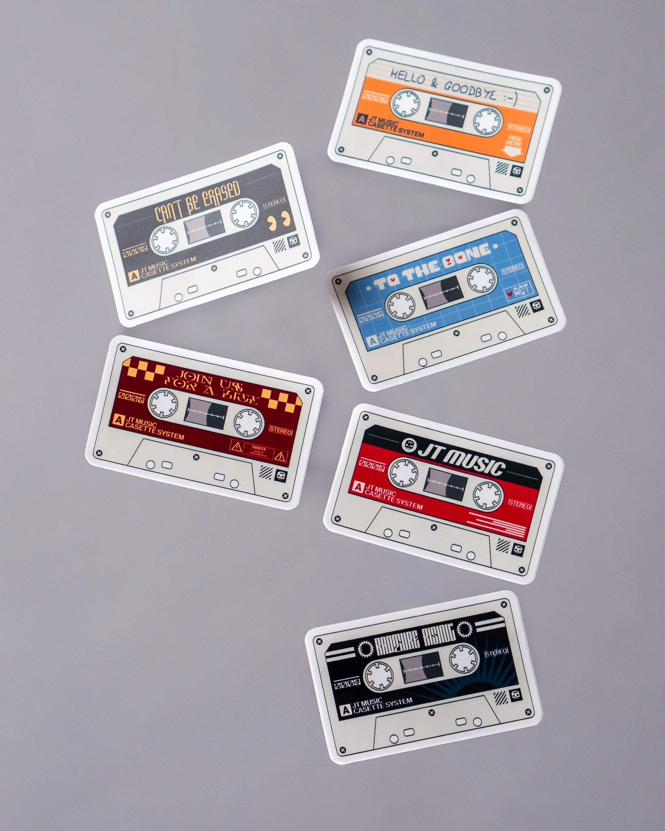 JT Music Cassette Sticker Pack - Image 3